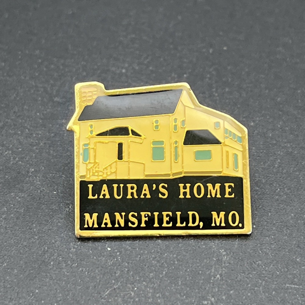 Laura's Home Mansfield Missouri Laura Ingalls‎ Wilder Lapel Hat Pin